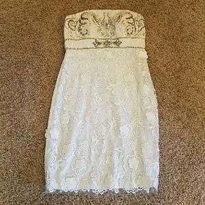 NWT BEAUTIFUL SUE WONG White dress